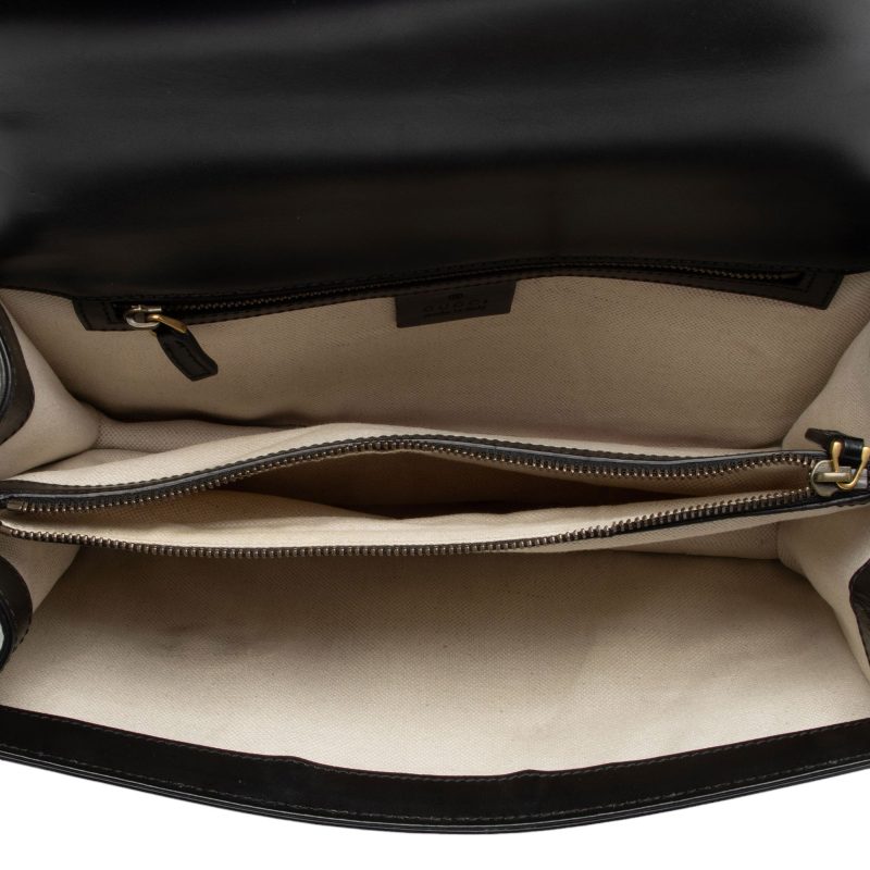 Gucci Calfskin Malaga Kid Heart GG Marmont Small Flap Bag (SHF-oXH119) - Barde - Image 7