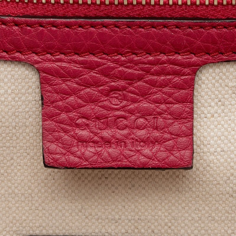 Gucci Calfskin New Bamboo Top Handle (SHF-v2KUgA) - Barde - Image 8