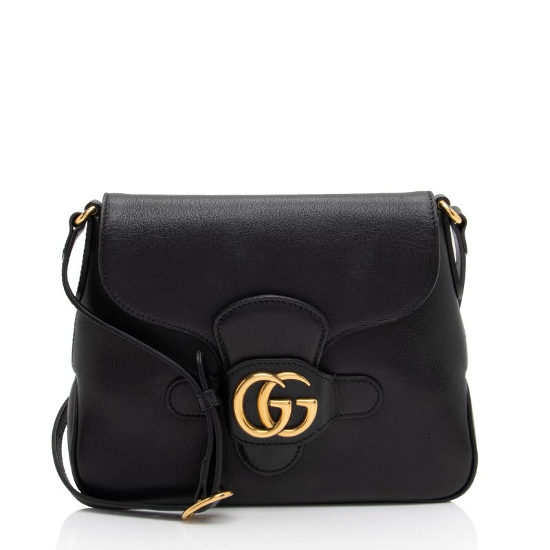 Gucci Calfskin New Sakai Lux Dahlia Small Shoulder Bag (SHF-Cq19DH) - Barde