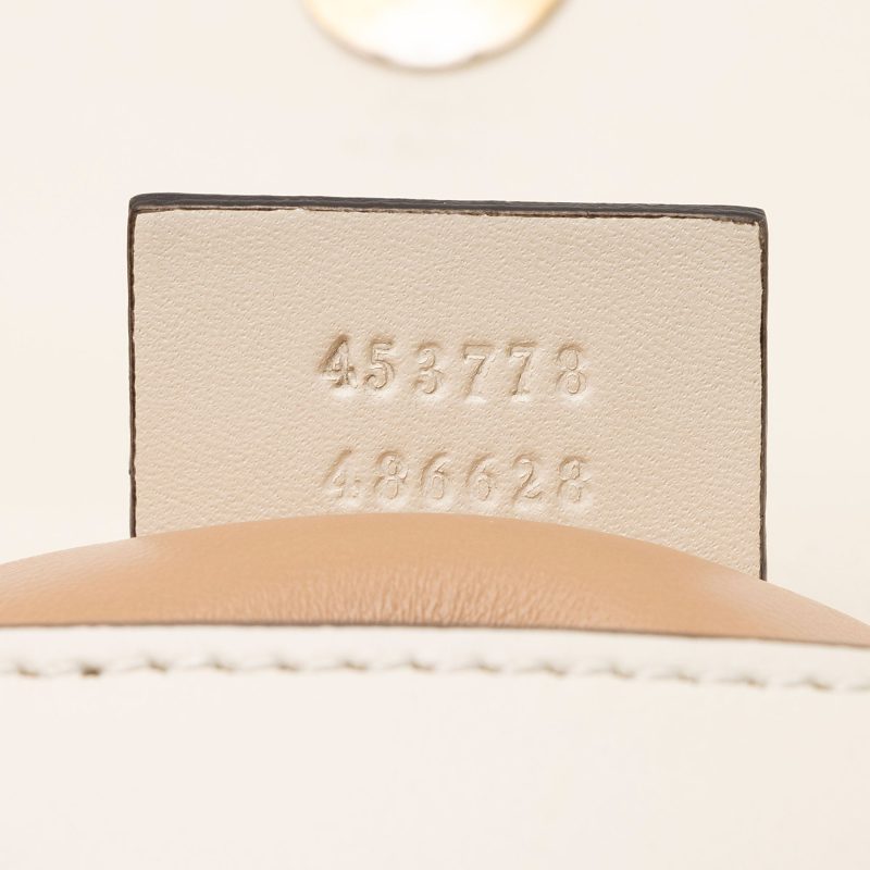 Gucci Calfskin Pearl Bee Broadway Mini Shoulder Bag (SHF-vh1WnC) - Barde - Image 6