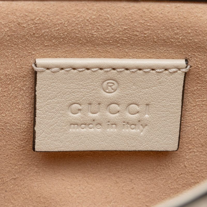 Gucci Cuir Leather Bamboo Diana Mini Tote (SHF-Mtoamr) - Barde - Image 8