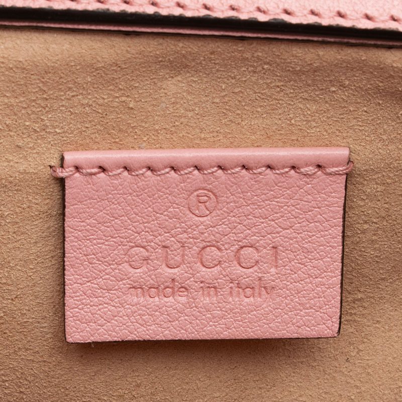 Gucci Cuir Leather Bamboo Diana Mini Tote (SHF-kfEnLc) - Barde - Image 8