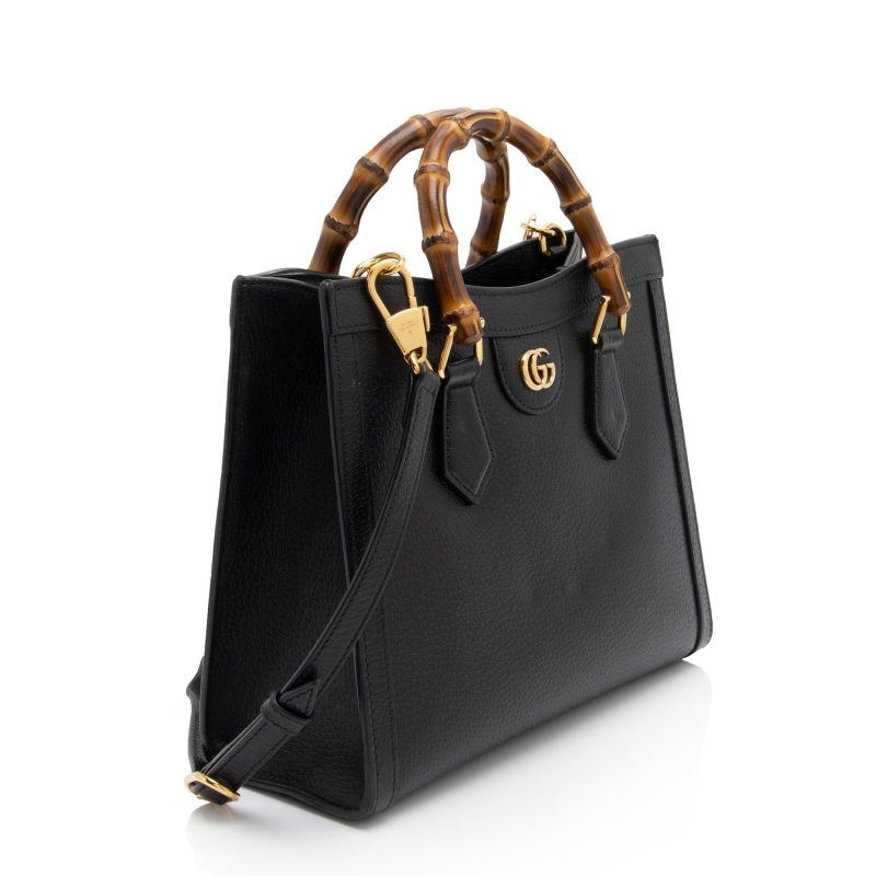 Gucci Cuir Leather Diana Small Tote (SHF-YDGRAK) - Barde - Image 2