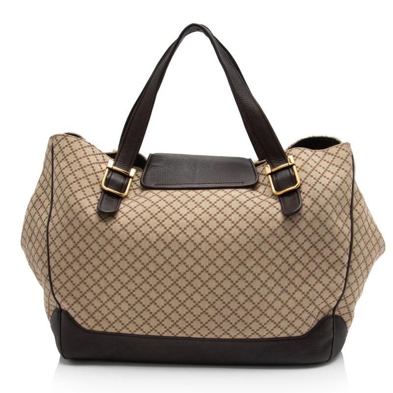 Gucci Diamante Canvas 1973 Large Tote (SHF-AvQrxb) - Barde - Image 3
