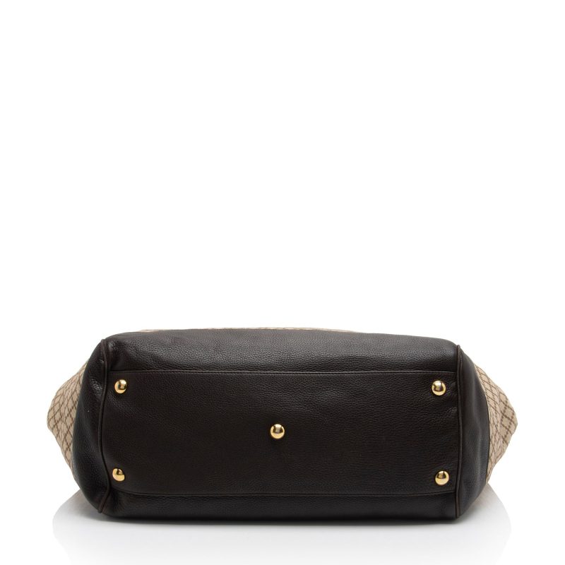 Gucci Diamante Canvas 1973 Large Tote (SHF-AvQrxb) - Barde - Image 4