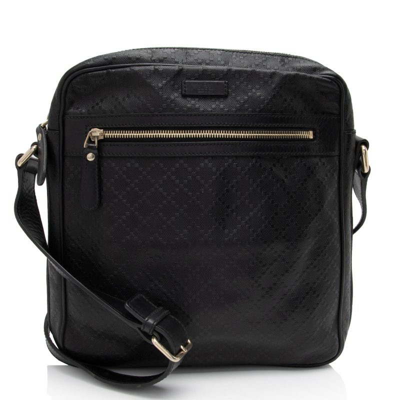 Gucci Diamante Leather Medium Messenger (SHF-2za6Yp) - Barde