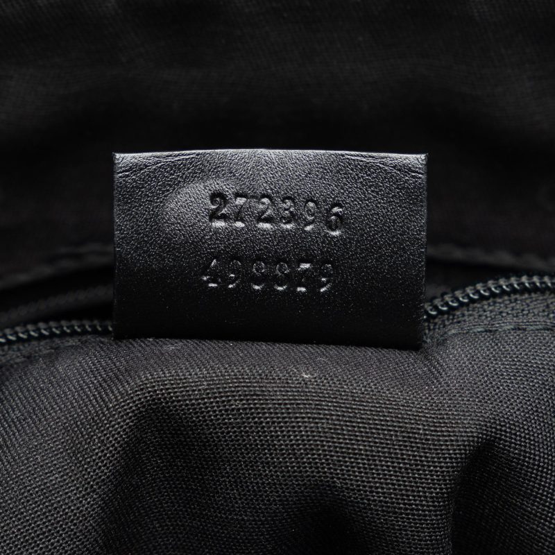 Gucci Embossed Leather Horsebit Crossbody Bag (SHG-KBNslG) - Barde - Image 8