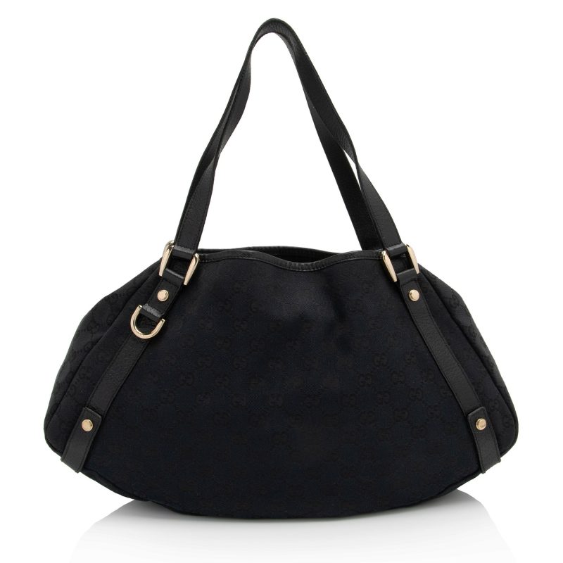 Gucci GG Canvas Abbey Medium Shoulder Bag (SHF-ZLaHNZ) - Barde