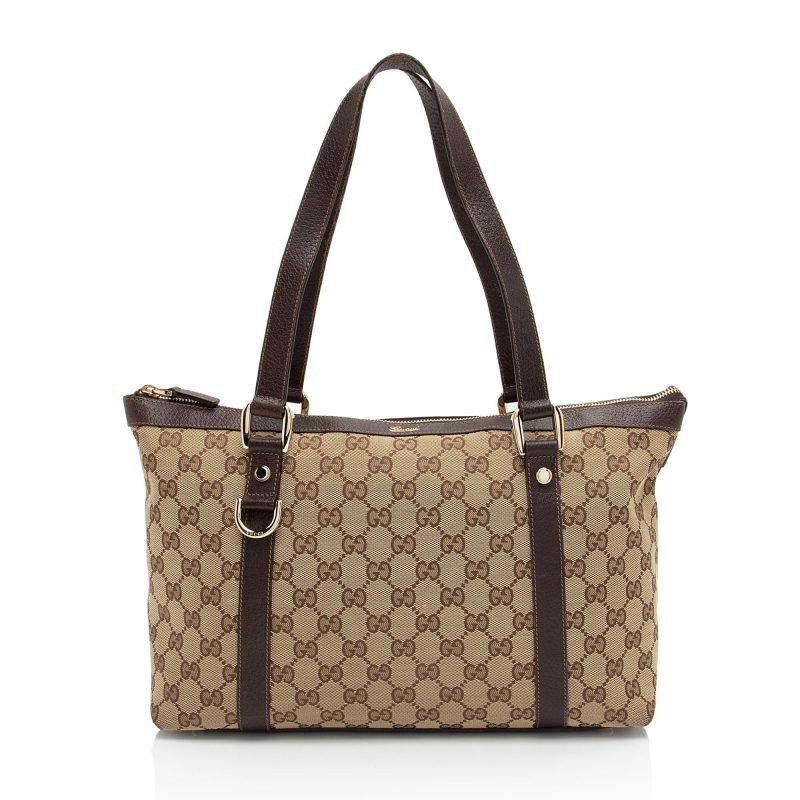 Gucci GG Canvas Abbey Medium Tote (SHF-3Yofcp) - Barde