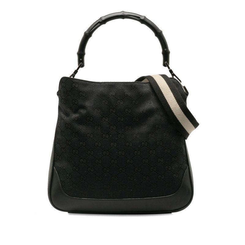 Gucci GG Canvas Bamboo Web Satchel (SHG-pA9yyO) - Barde