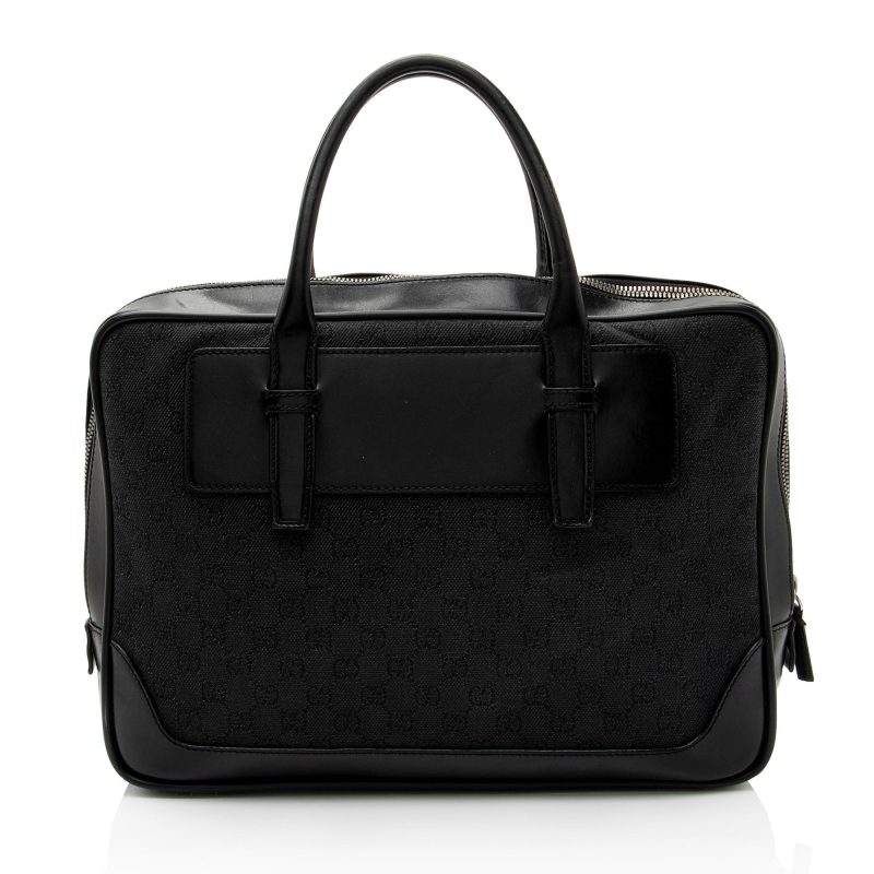 Gucci GG Canvas Briefcase (SHF-0vi1jG) - Barde - Image 3