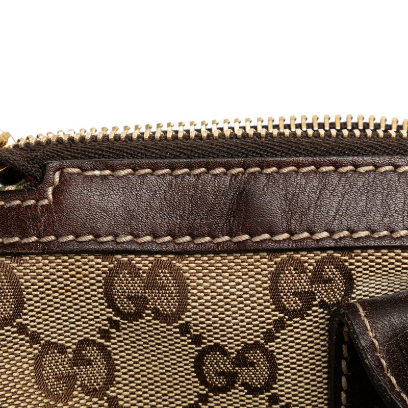 Gucci GG Canvas Britt Tote Bag (SHG-Iug8NH) - Barde - Image 9