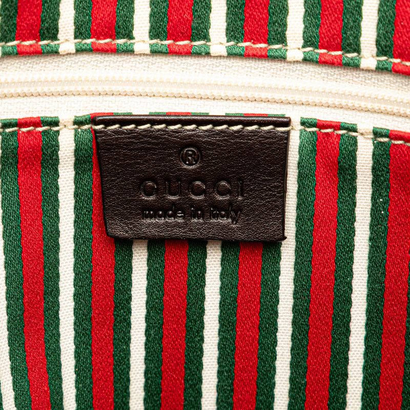 Gucci GG Canvas Britt Tote Bag (SHG-Iug8NH) - Barde - Image 7