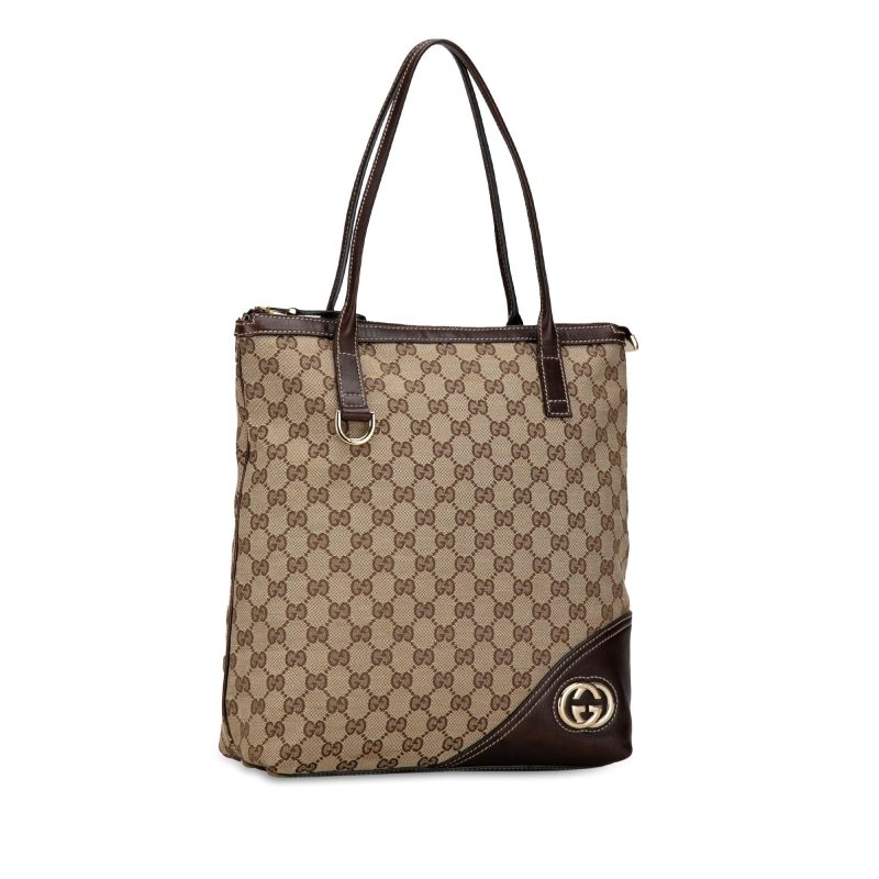 Gucci GG Canvas Britt Tote Bag (SHG-Iug8NH) - Barde - Image 2