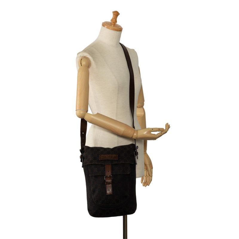 Gucci GG Canvas Crossbody Bag (SHG-ut3J0m) - Barde - Image 5