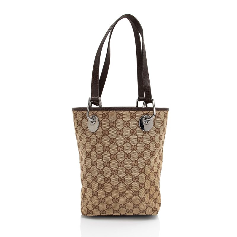 Gucci GG Canvas Eclipse N/S Small Tote (SHF-QqGTJE) - Barde - Image 3