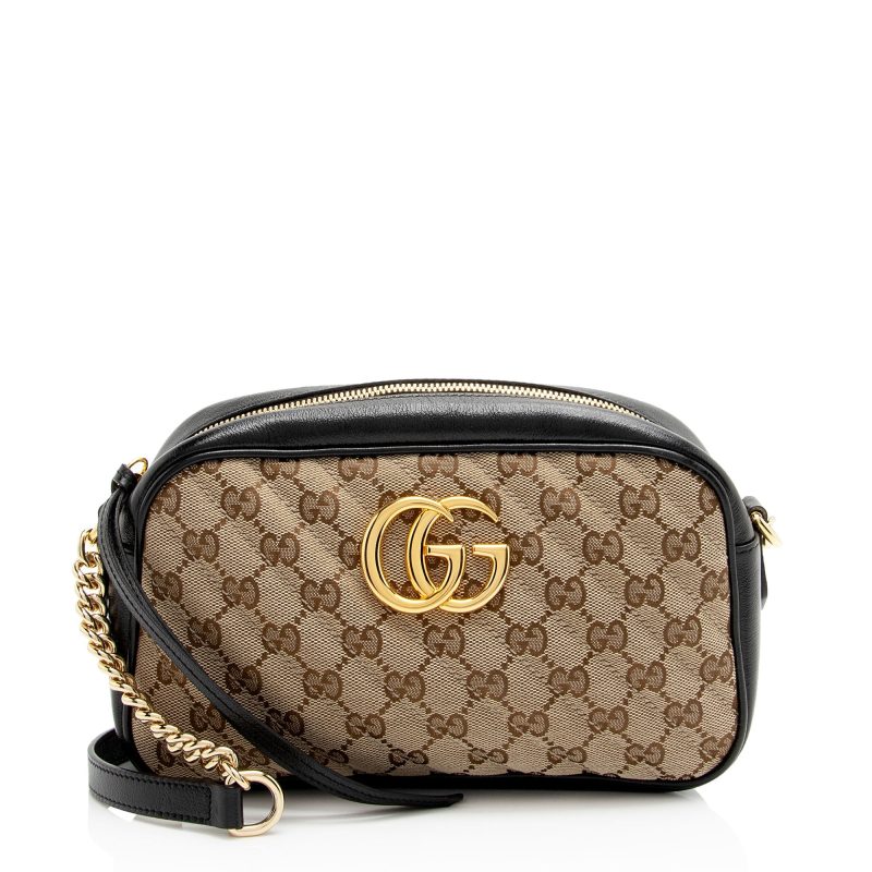 Gucci GG Canvas GG Marmont Small Shoulder Bag (SHF-OkDG16) - Barde