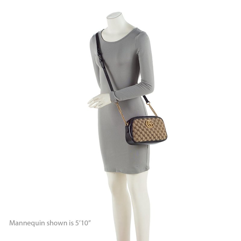 Gucci GG Canvas GG Marmont Small Shoulder Bag (SHF-OkDG16) - Barde - Image 5