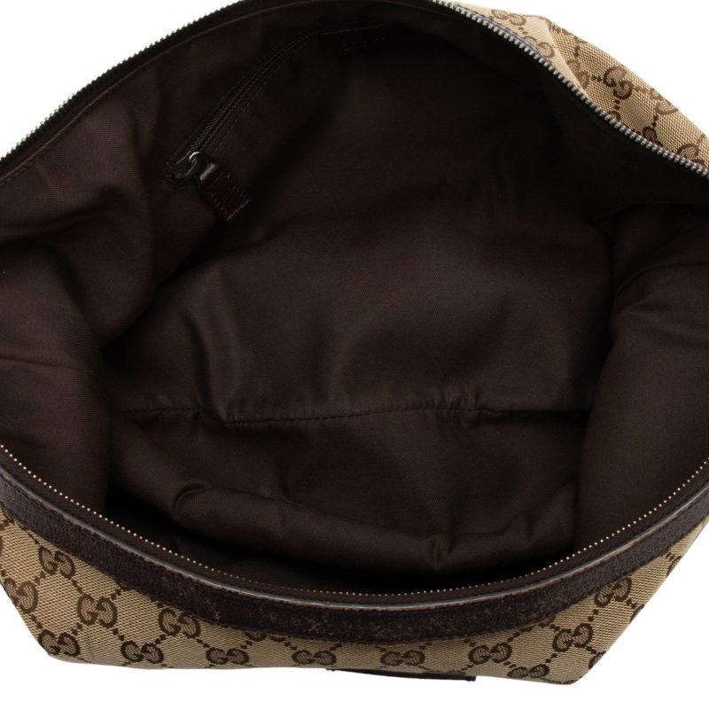 Gucci GG Canvas Half Moon Medium Messenger (SHF-JzXzNp) - Barde - Image 7