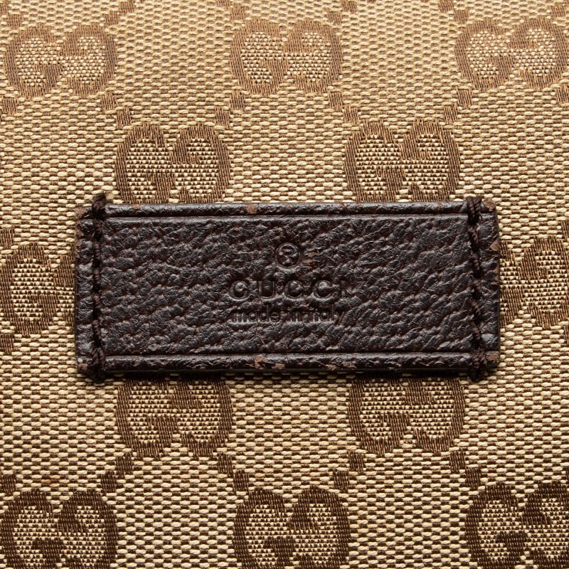 Gucci GG Canvas Half Moon Medium Messenger (SHF-JzXzNp) - Barde - Image 9