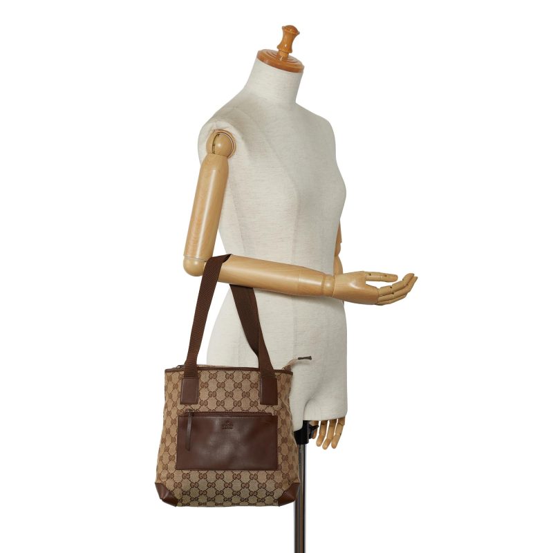Gucci GG Canvas Handbag (SHG-El853x) - Barde - Image 5
