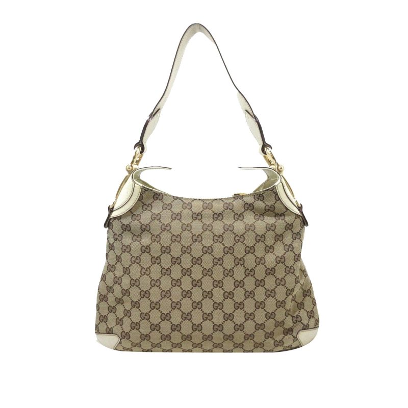 Gucci GG Canvas Horsebit Creole Hobo Bag (SHG-6V5vLp) - Barde - Image 3