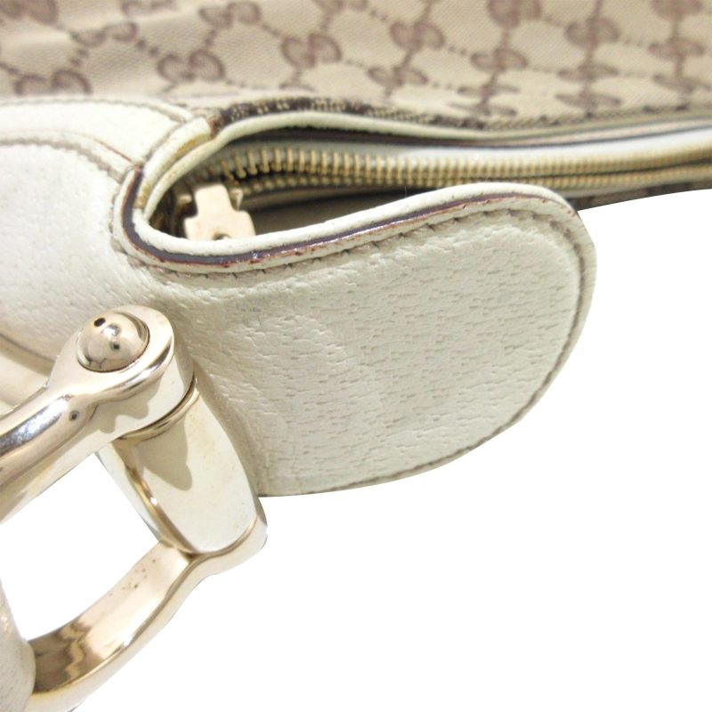 Gucci GG Canvas Horsebit Creole Hobo Bag (SHG-6V5vLp) - Barde - Image 10