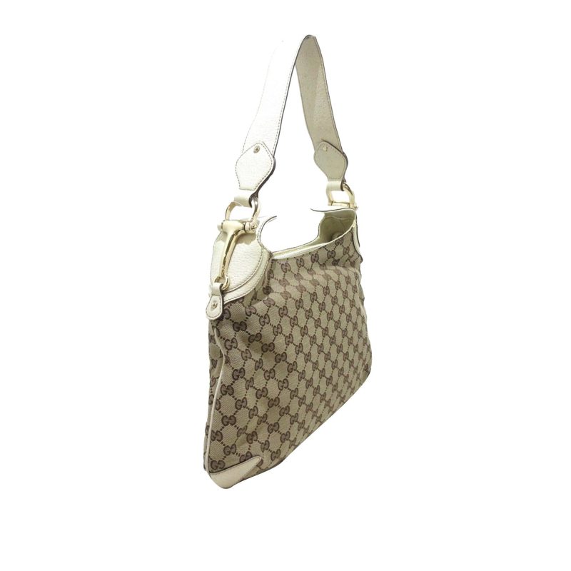 Gucci GG Canvas Horsebit Creole Hobo Bag (SHG-6V5vLp) - Barde - Image 2
