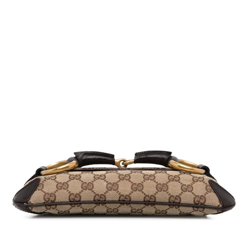 Gucci GG Canvas Horsebit Shoulder Bag (SHG-b3Qp4w) - Barde - Image 6