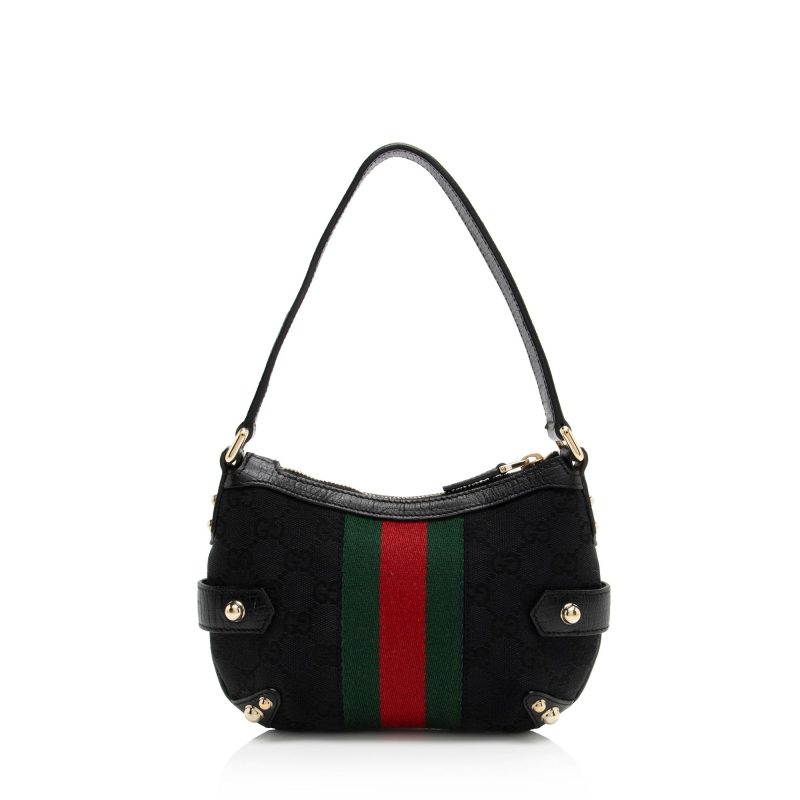 Gucci GG Canvas Horsebit Small Shoulder Bag (SHF-o36FPX) - Barde - Image 3