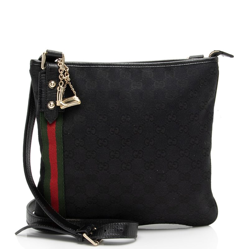 Gucci GG Canvas Jolicoeur Messenger (SHF-mgQylD) - Barde