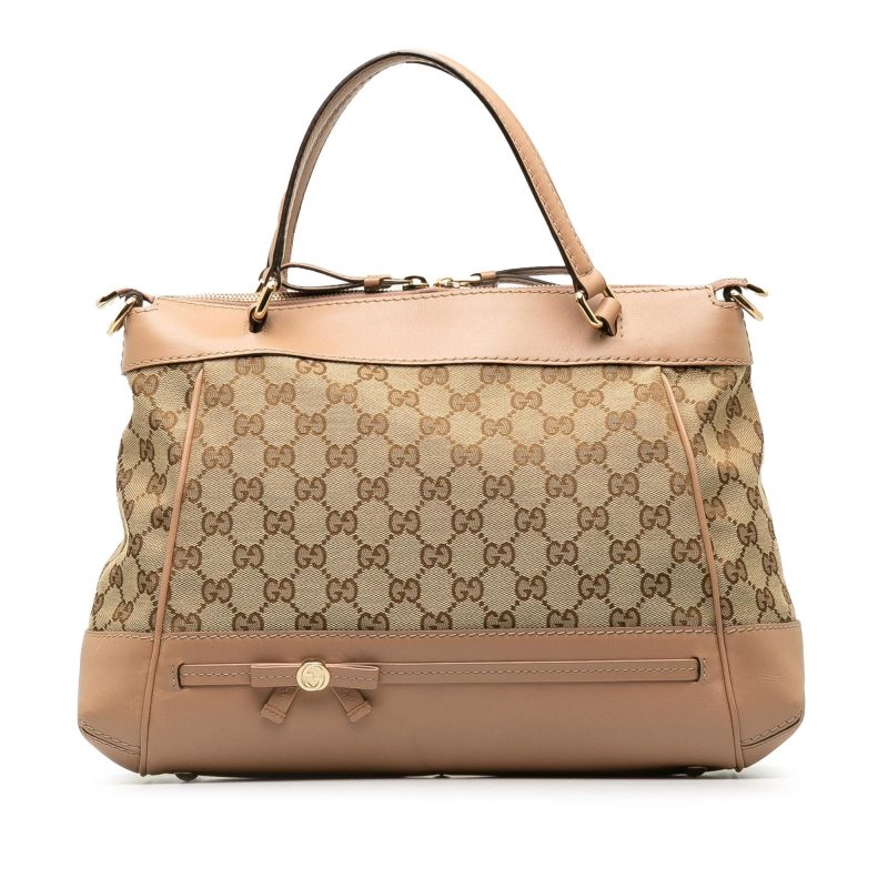Gucci GG Canvas Mayfair Satchel (SHG-hKKYOc) - Barde