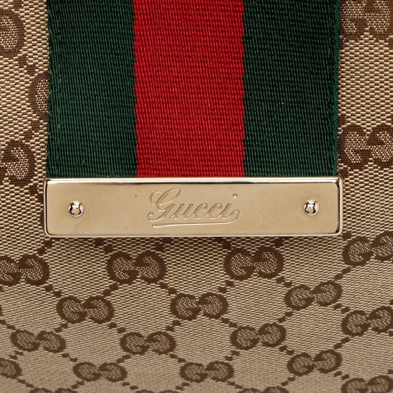 Gucci GG Canvas New Ladies Web Large Hobo (SHF-AhPj8g) - Barde - Image 9