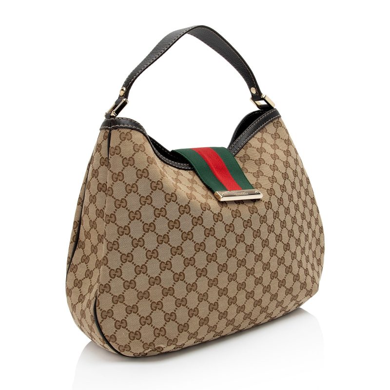 Gucci GG Canvas New Ladies Web Large Hobo (SHF-AhPj8g) - Barde - Image 2