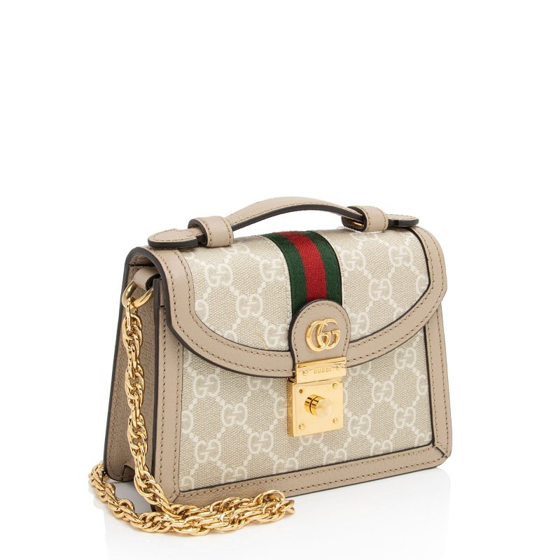 Gucci GG Canvas Ophidia Mini Top Handle (SHF-WRYdeY) - Barde - Image 2