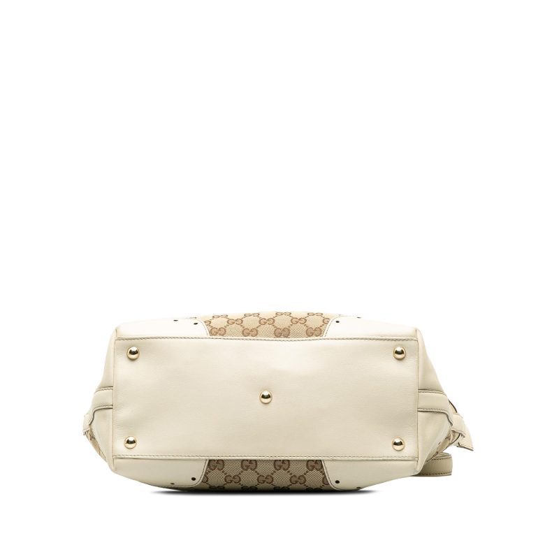 Gucci GG Canvas Punch Tote Bag (SHG-9tCHfx) - Barde - Image 4