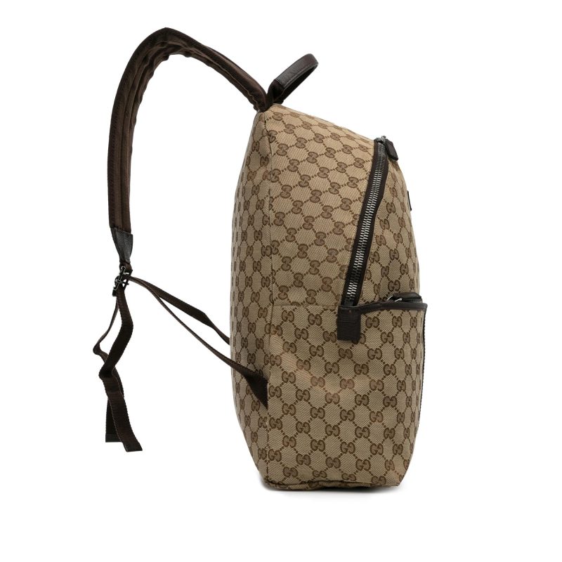 Gucci GG Canvas Web Backpack (SHG-HGdiCa) - Barde - Image 3