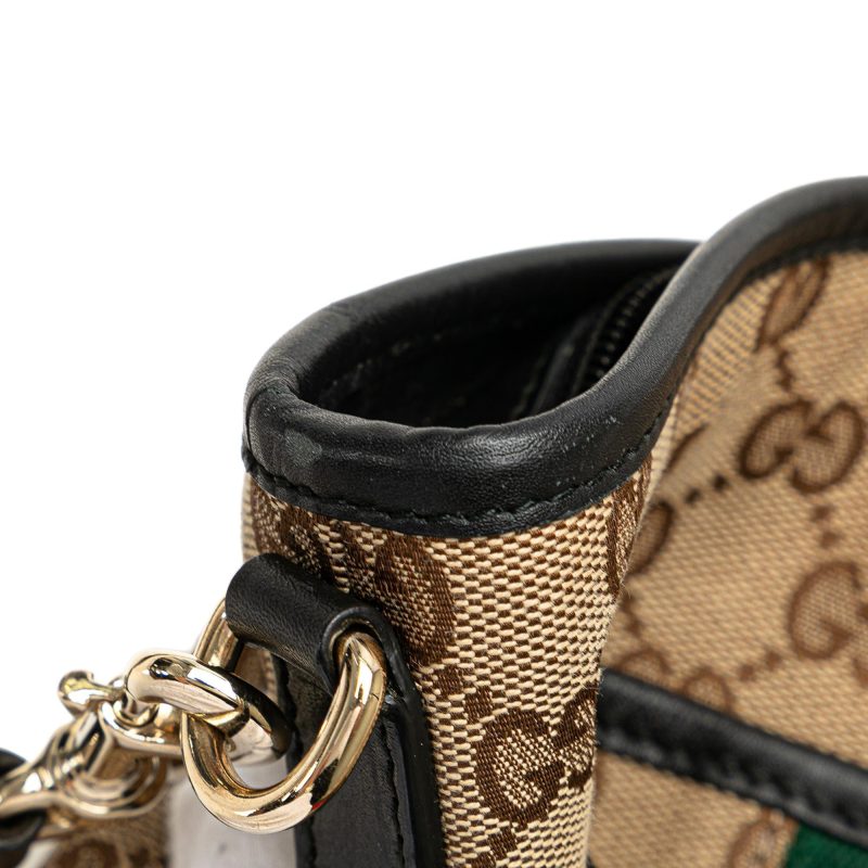Gucci GG Canvas Web Crossbody Bag (SHG-p1ytZD) - Barde - Image 10