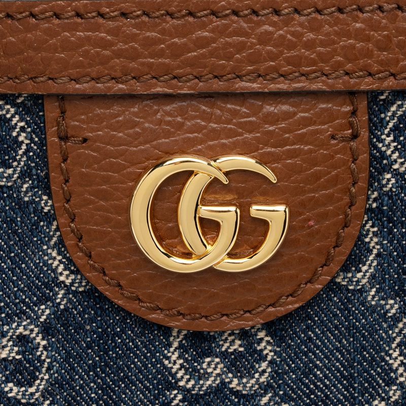 Gucci GG Denim Ophidia Medium Tote (SHF-qNfSkO) - Barde - Image 9
