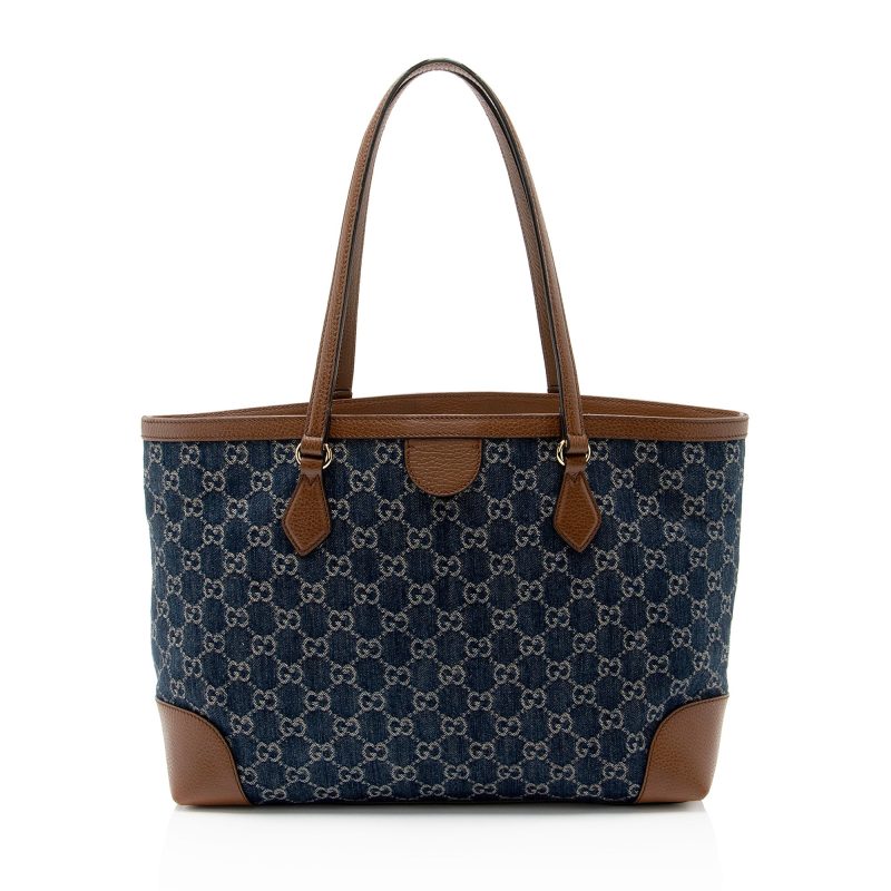 Gucci GG Denim Ophidia Medium Tote (SHF-YdRSNY) - Barde - Image 3