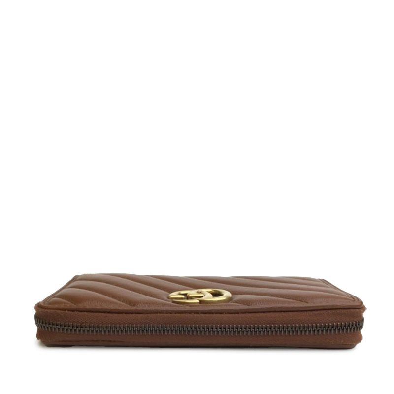 Gucci GG Marmont Leather Zip Around Wallet (SHG-f0wtVE) - Barde - Image 5