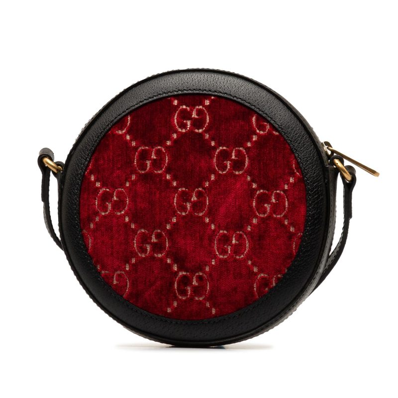 Gucci GG Marmont Velvet Round Crossbody (SHG-ReSuV0) - Barde - Image 3