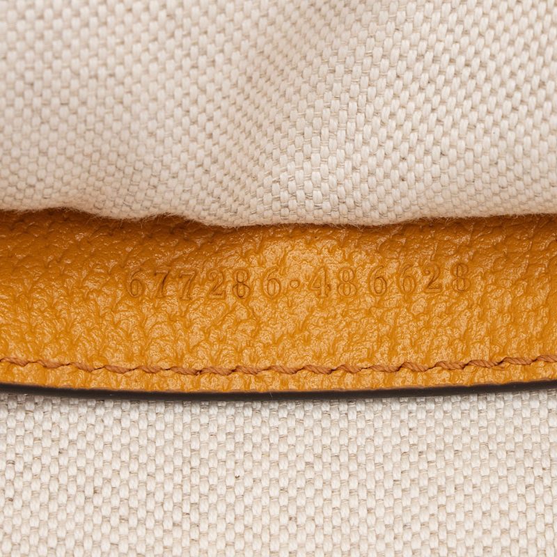 Gucci GG Raffia Horsebit 1955 Small Shoulder Bag (SHF-OjXGsj) - Barde - Image 6