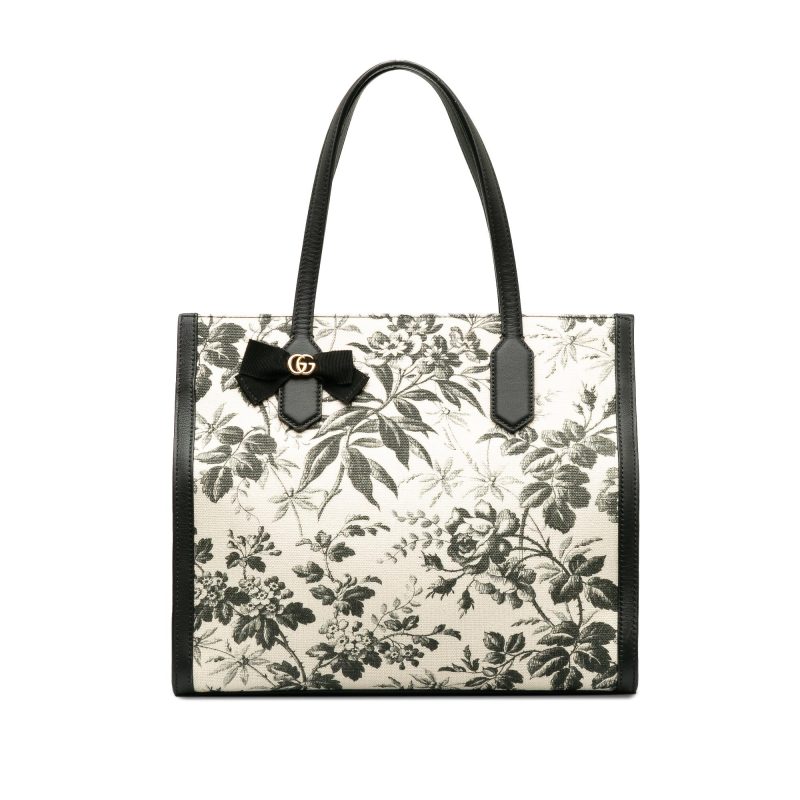 Gucci GG Ribbon Herbarium Tote (SHG-7OJiGT) - Barde