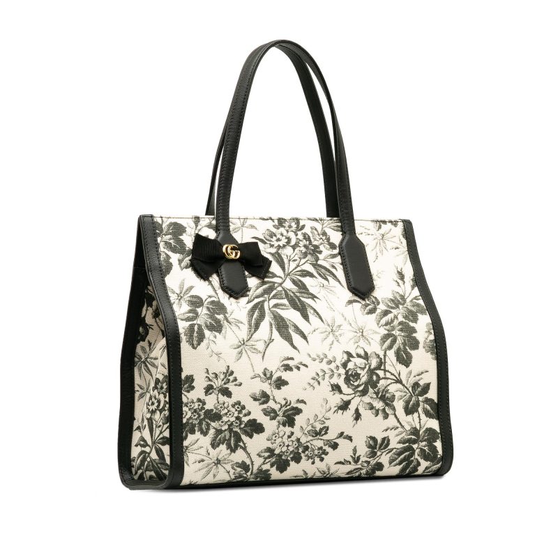 Gucci GG Ribbon Herbarium Tote (SHG-7OJiGT) - Barde - Image 2