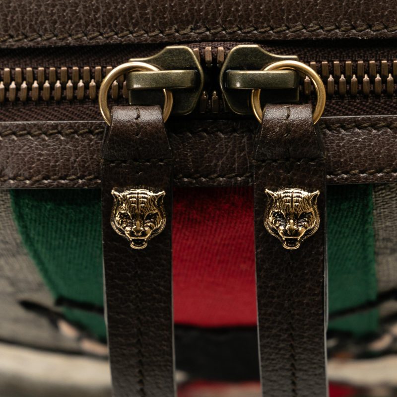 Gucci GG Supreme Animalier Web Backpack (SHG-TR6kCr) - Barde - Image 9