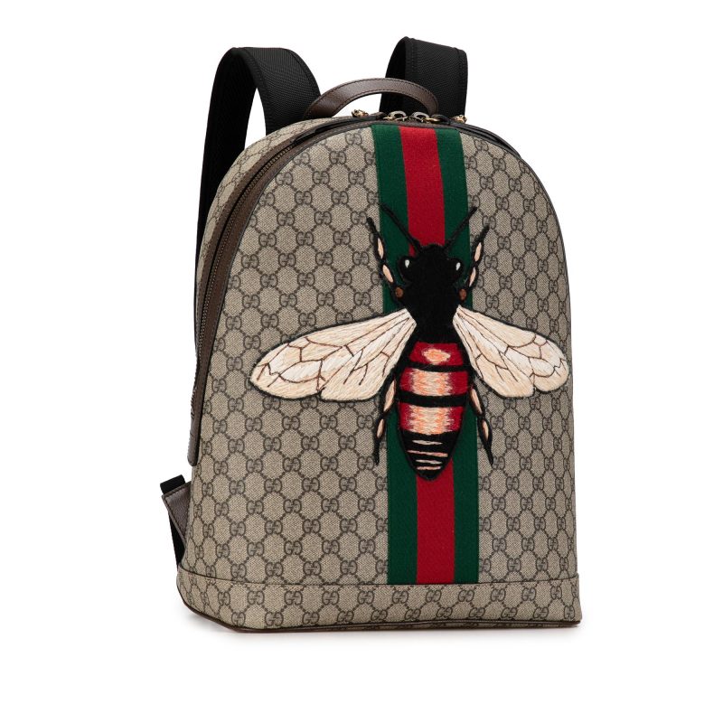 Gucci GG Supreme Animalier Web Backpack (SHG-TR6kCr) - Barde - Image 2