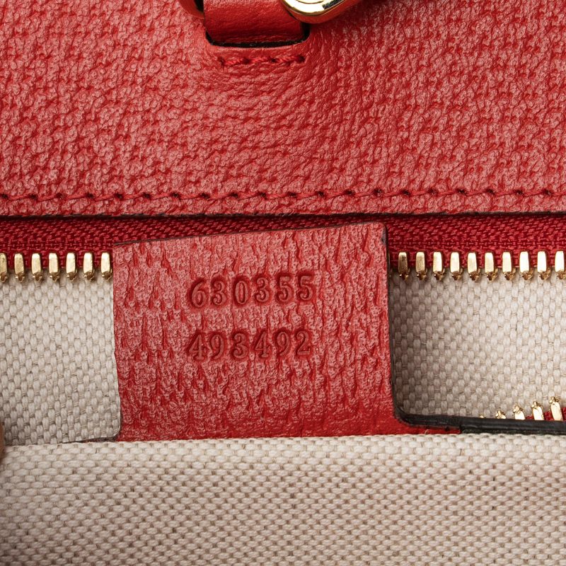 Gucci GG Supreme Apple Monogram N/S Shopping Tote (SHF-23745) - Barde - Image 9