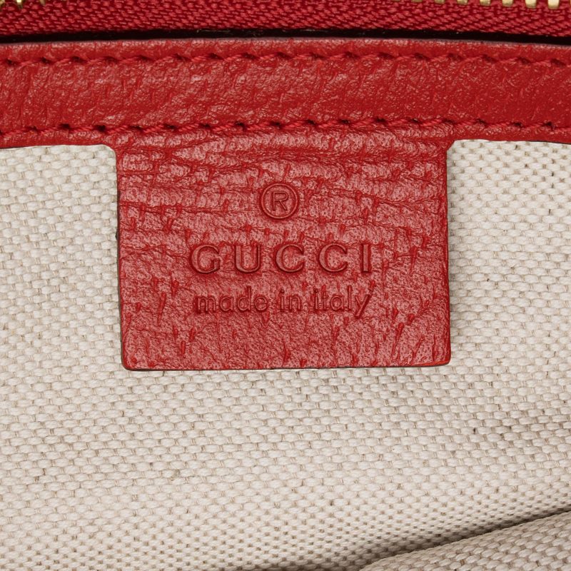Gucci GG Supreme Apple Monogram N/S Shopping Tote (SHF-23745) - Barde - Image 6