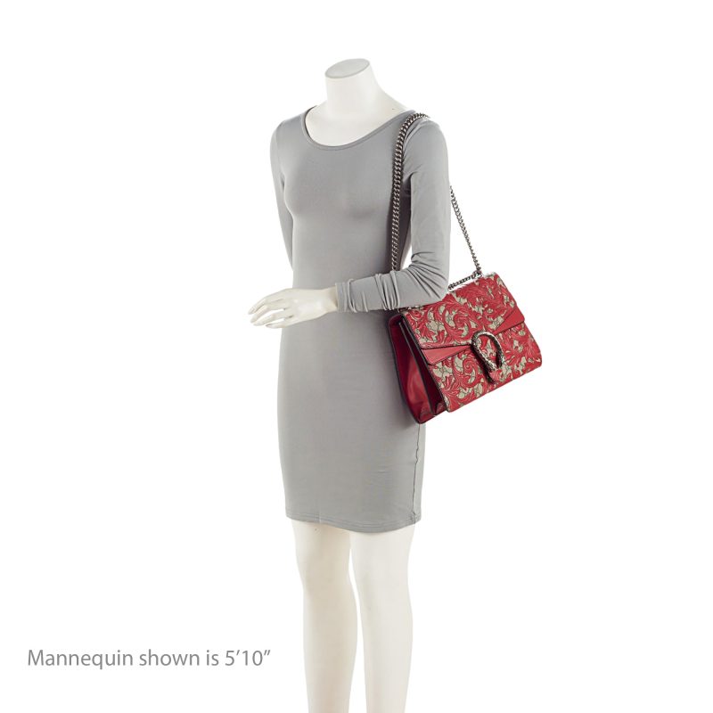 Gucci GG Supreme Arabesque Dionysus Medium Shoulder Bag (SHF-qVrzUr) - Barde - Image 5